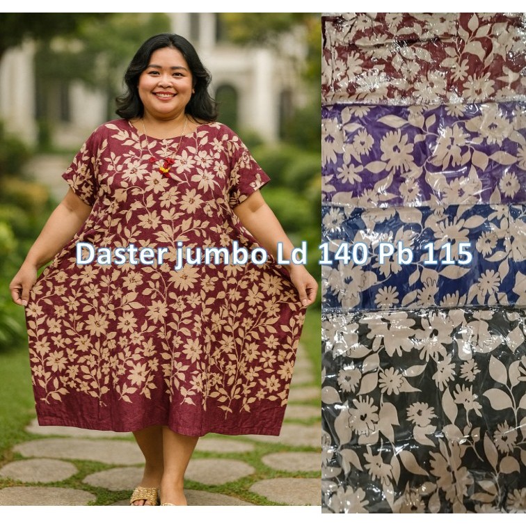 Daster Lengan Pendek Jumbo Ld 130 - 140 / baju tidur wanita jumbo murah xxxxl / Daster Rumahan Murah