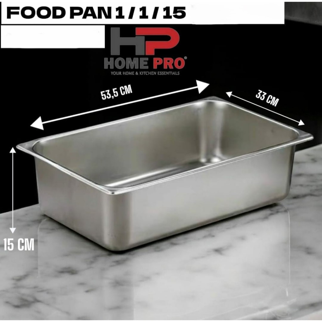 Food pan,food pan  stainless 1/1/15,Nampan stainless dalam dan tebal