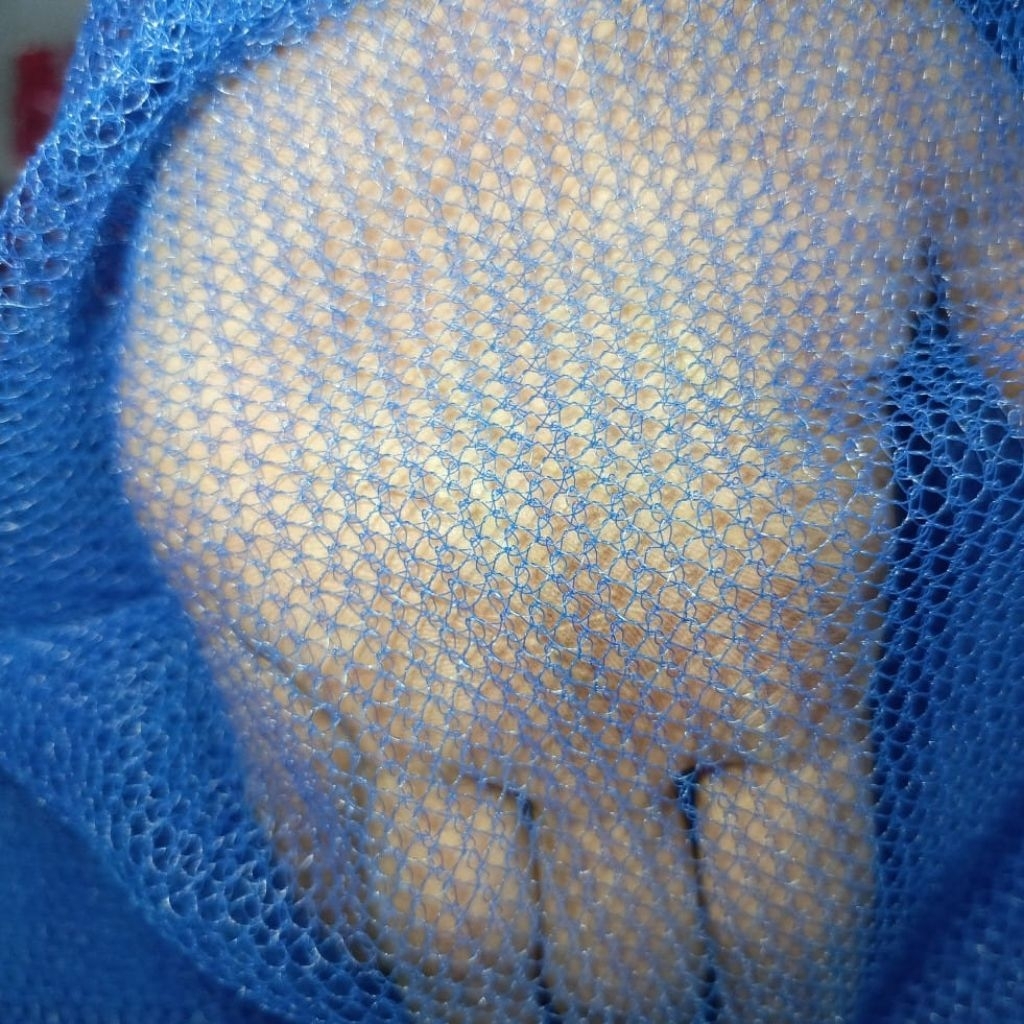 Jaring polynet 3mx3m persegi.jaring biru serbaguna