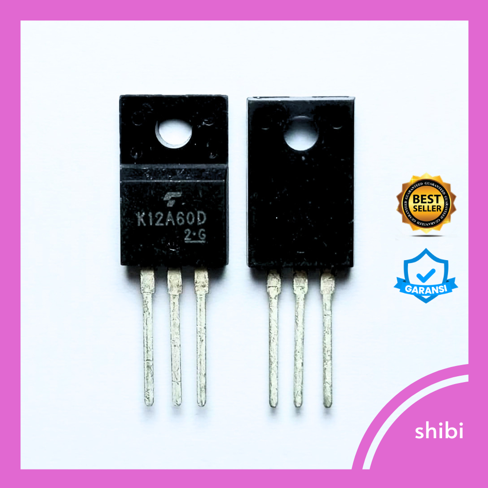 K12A60D K12A60 12A60 TK12A60D Silicon N-Ch MOSFET BARU GARANSI