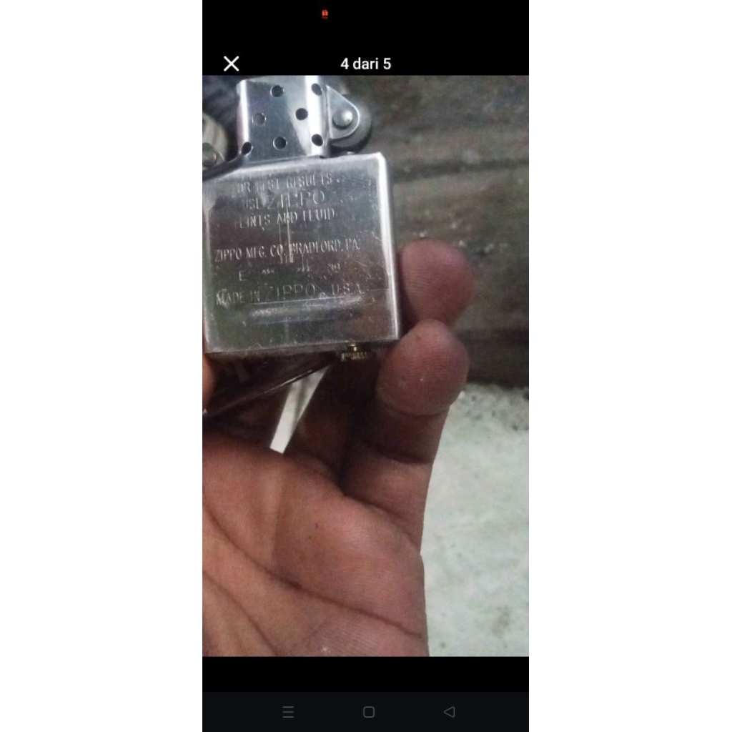 Zippo bekas ori