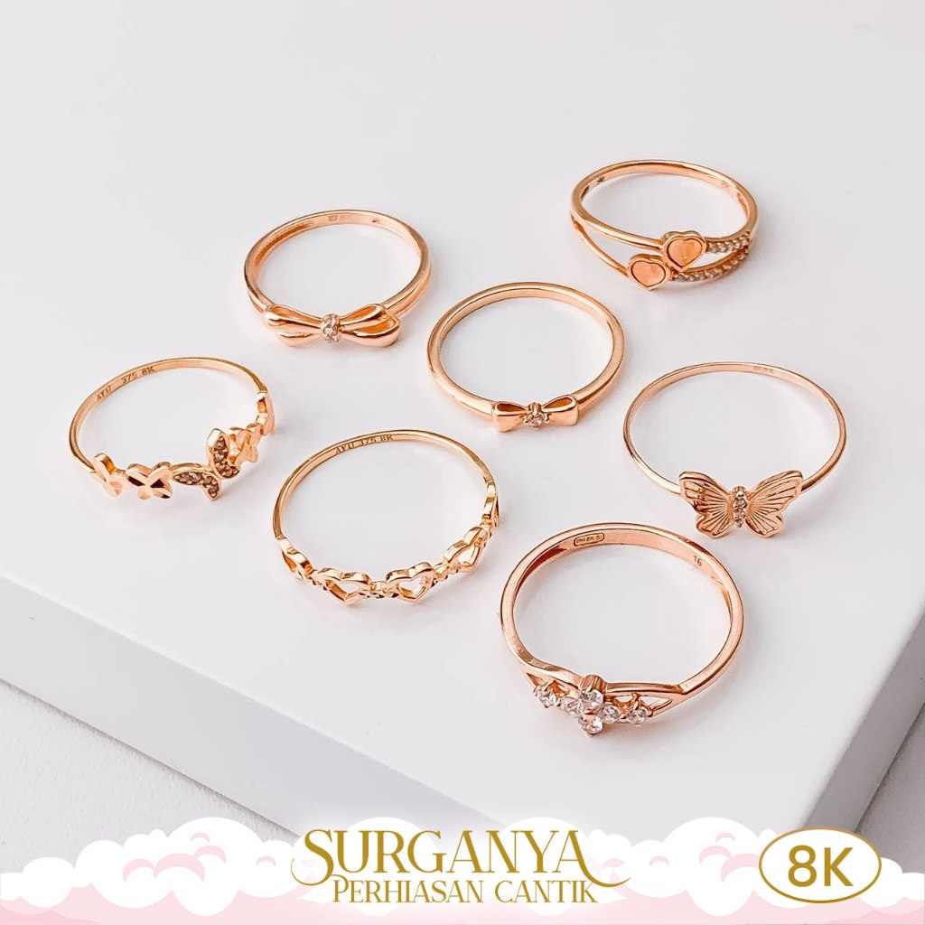 Macan Gold Cincin Emas Kadar 8k Cincin Model Statement