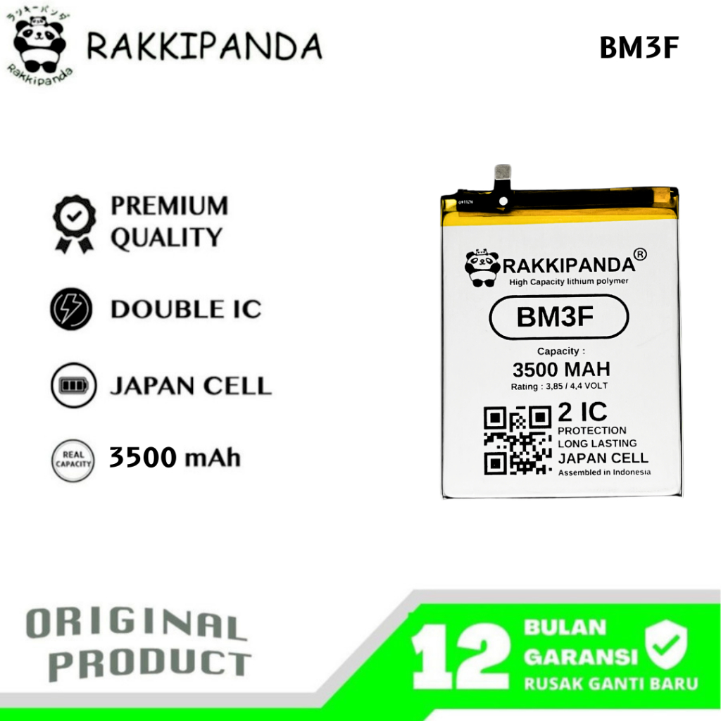RakkiPanda - BM3F Mi 8 PRO / Mi 8 Explorer Batre Batrai Baterai