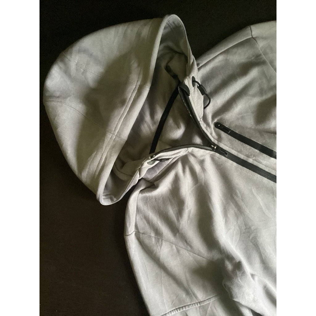 Sweather Jaket Hoodie ADDS Zipper Basic Gray