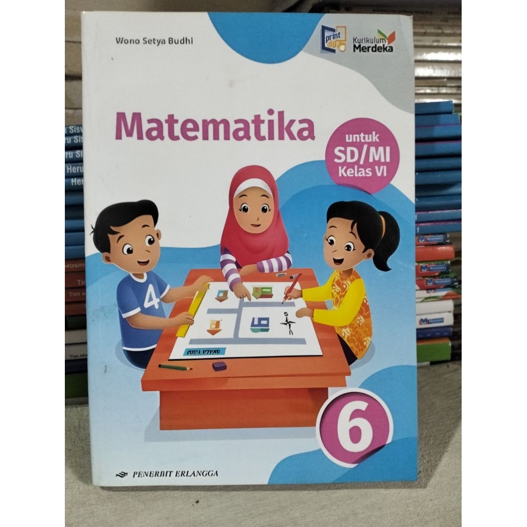 buku matematika kelas 6 SD Erlangga