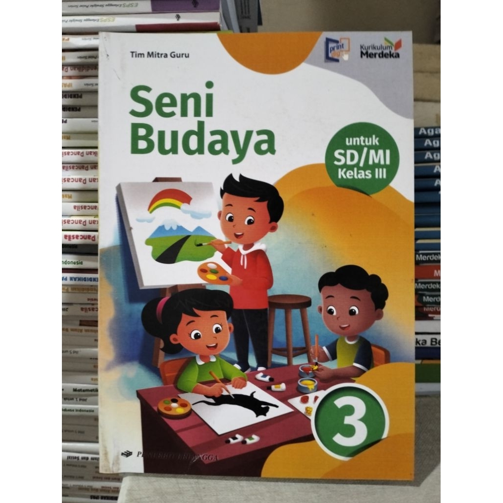 buku seni budaya kelas 3 SD Erlangga