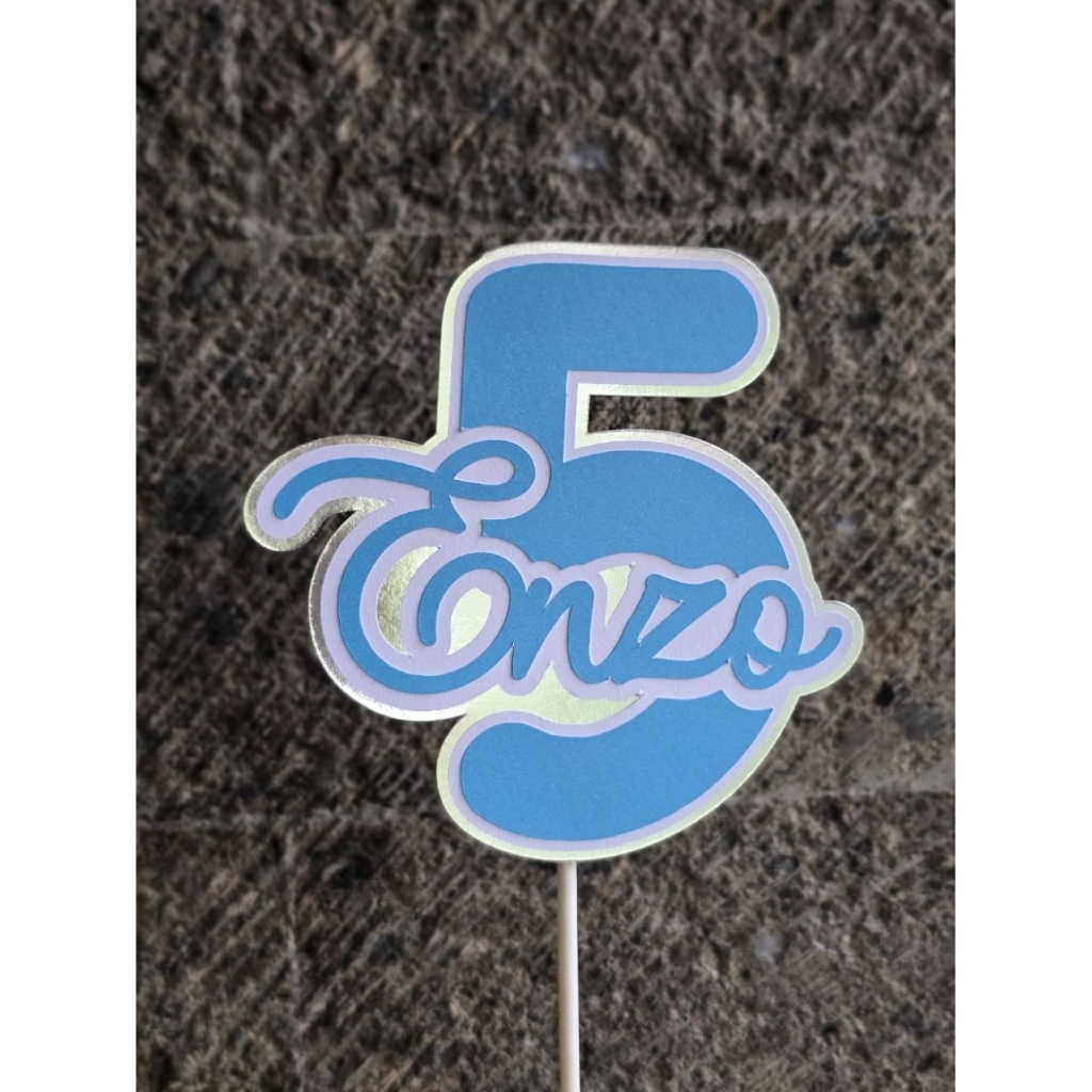 Cake Topper Birthday / Ultah Nama dan Angka