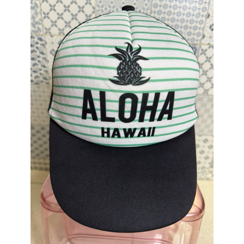 Topi Second Brand Branded Hawaii Aloha Full Print Surfware Vintage Like New Full Busa