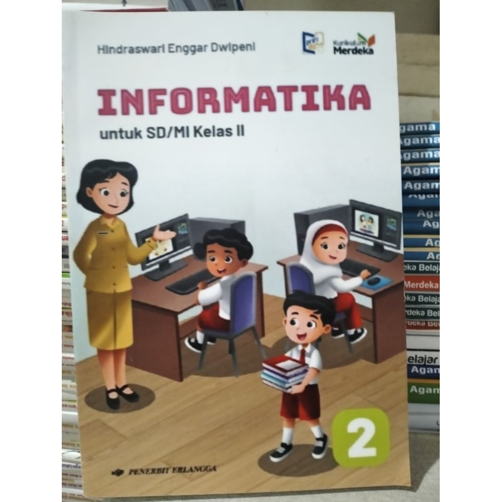 buku informatika kelas 2 SD Erlangga