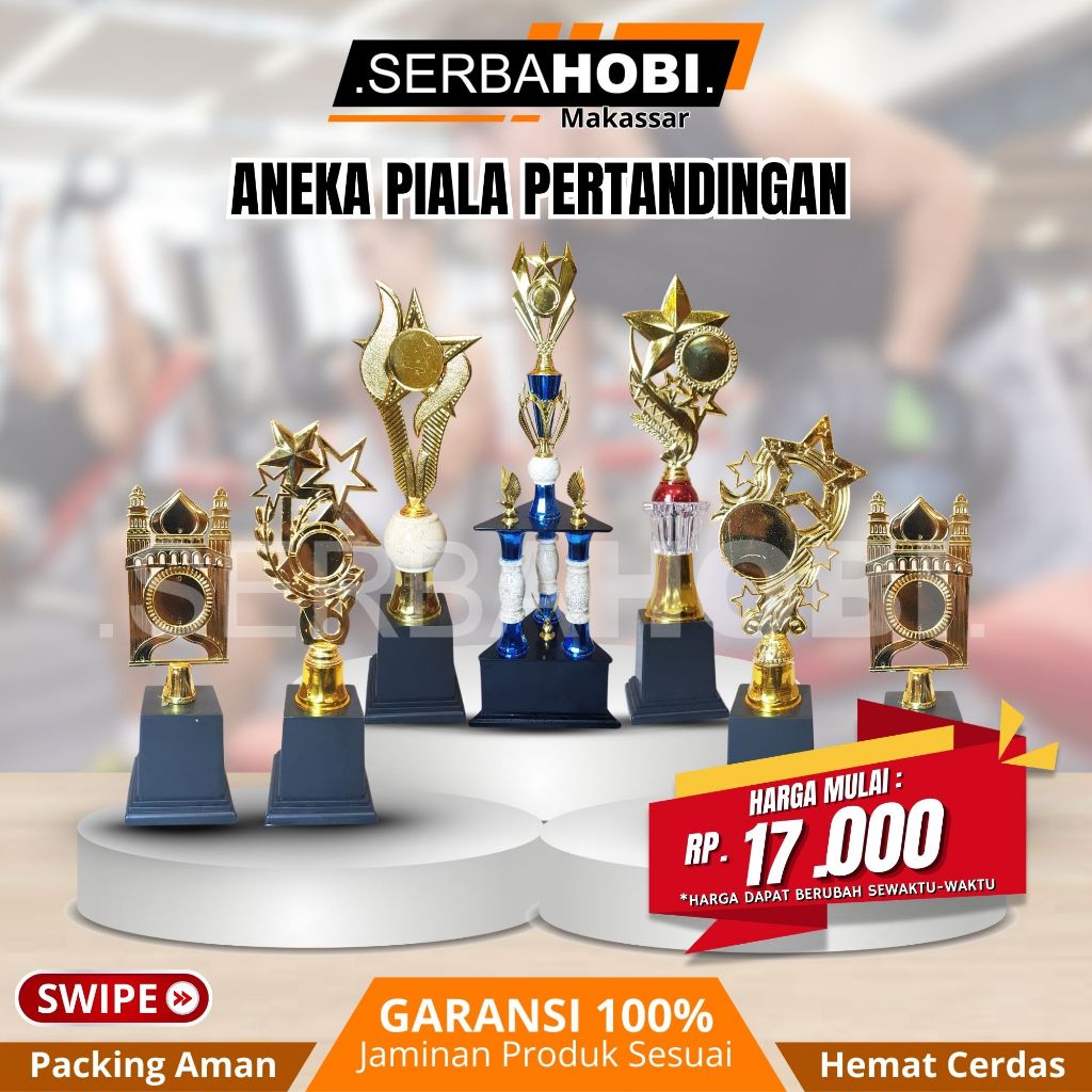 Piala Unik & Elegant / Piala Akrilik Unik / Piala Set Plastik Berkualitas dan Termurah