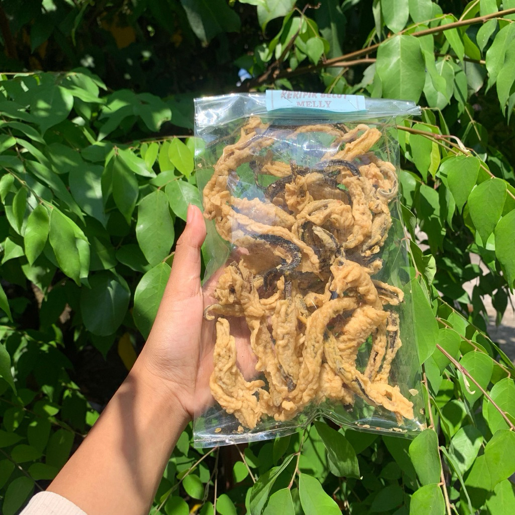 Keripik belut khas klaten enak renyah