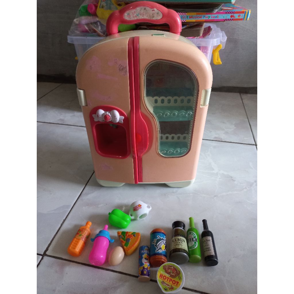 (Preloved) Mainan Kulkas Kongsuni Elektrik OFF