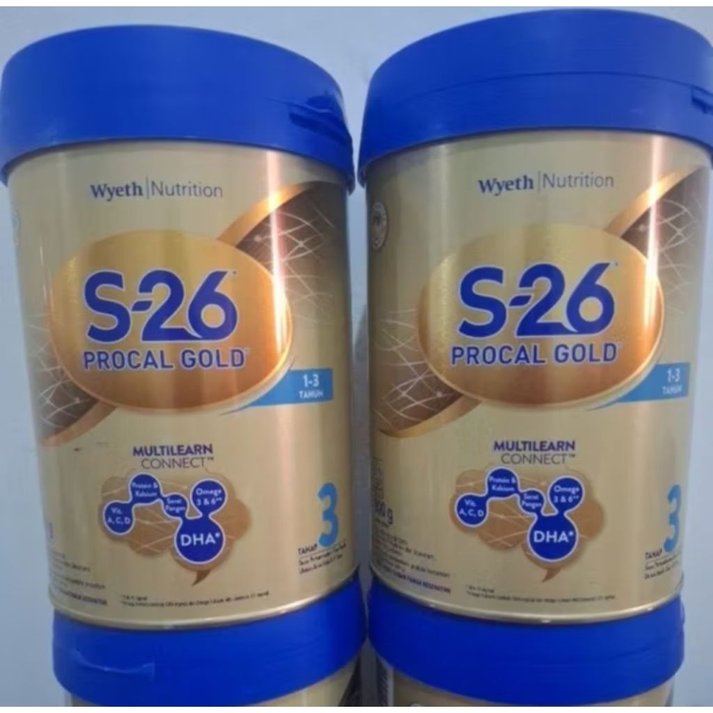 KALENG SUSU BEKAS S26 TAHAP 3 PROCAL GOLD
