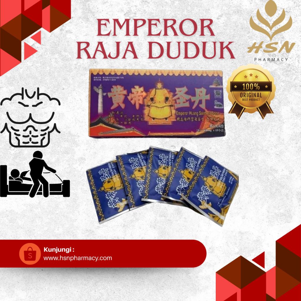 new ready raja duduk emperor huang / saint / 1 Box 15 Sachet
