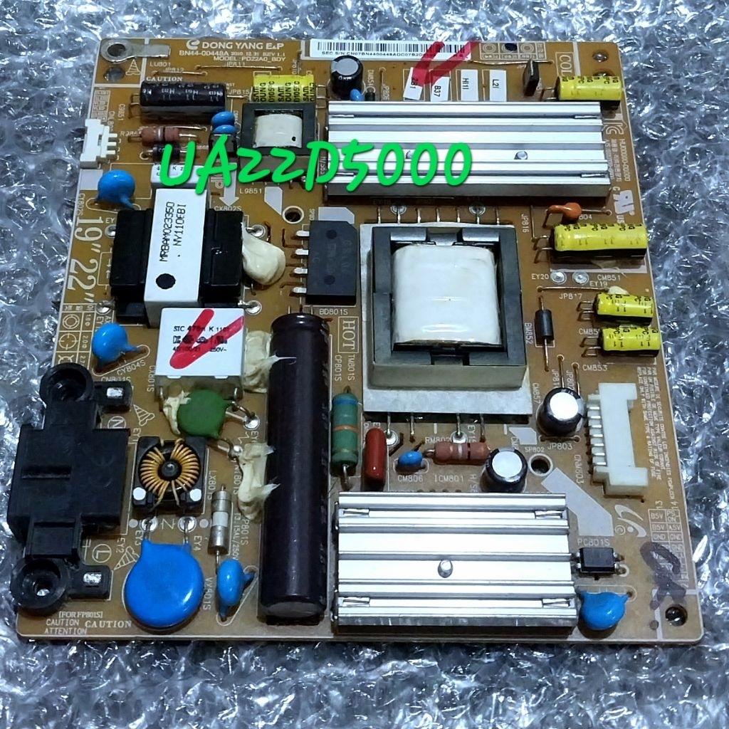 PSU TV LED SAMSUNG UA22D5000 22D5000 ORIGINAL REGULATOR POWER SUPPLY