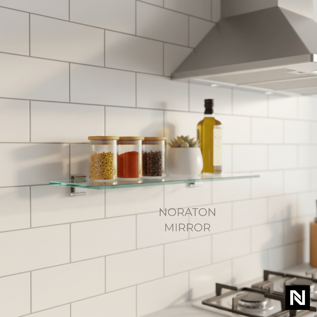 Rak Kaca - Rak Dapur - Rak Kaca Lemari - Rak Pajangan - Rak Kaca Mini - Rak Kaca Bening