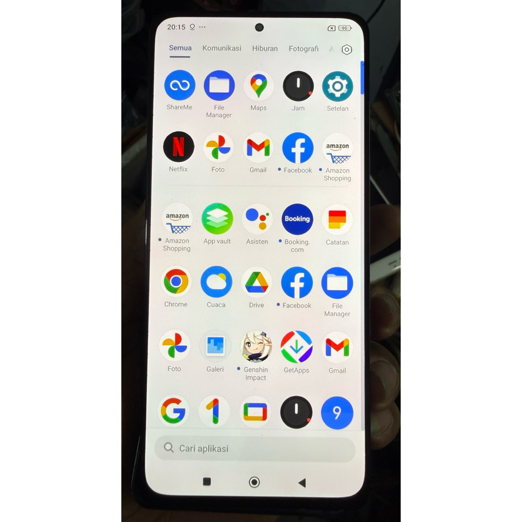 lcd touchscreen realme C55 black original copotan/oem