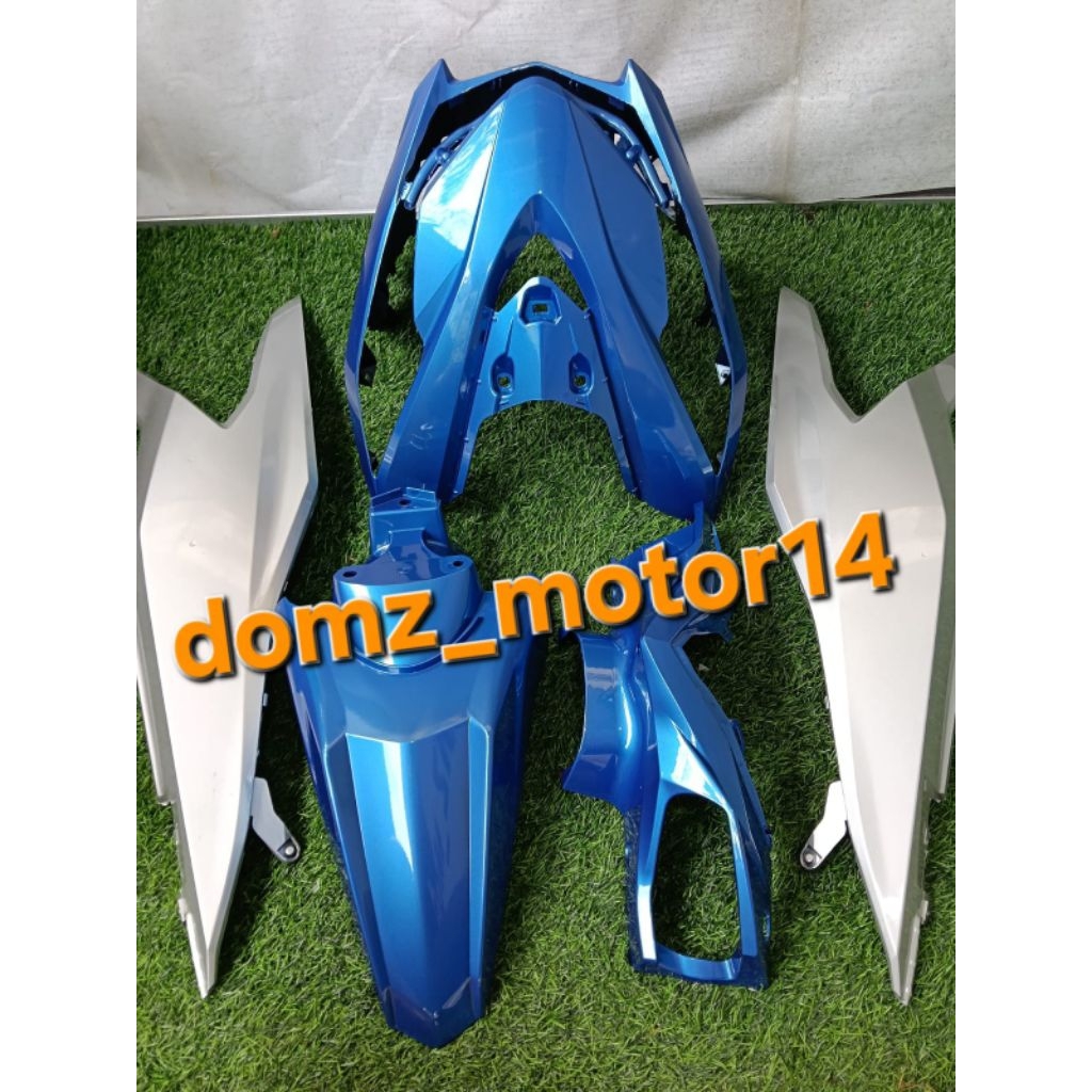 cover full body halus honda beat deluxe beat street 2020 2023 warna buble guum silver