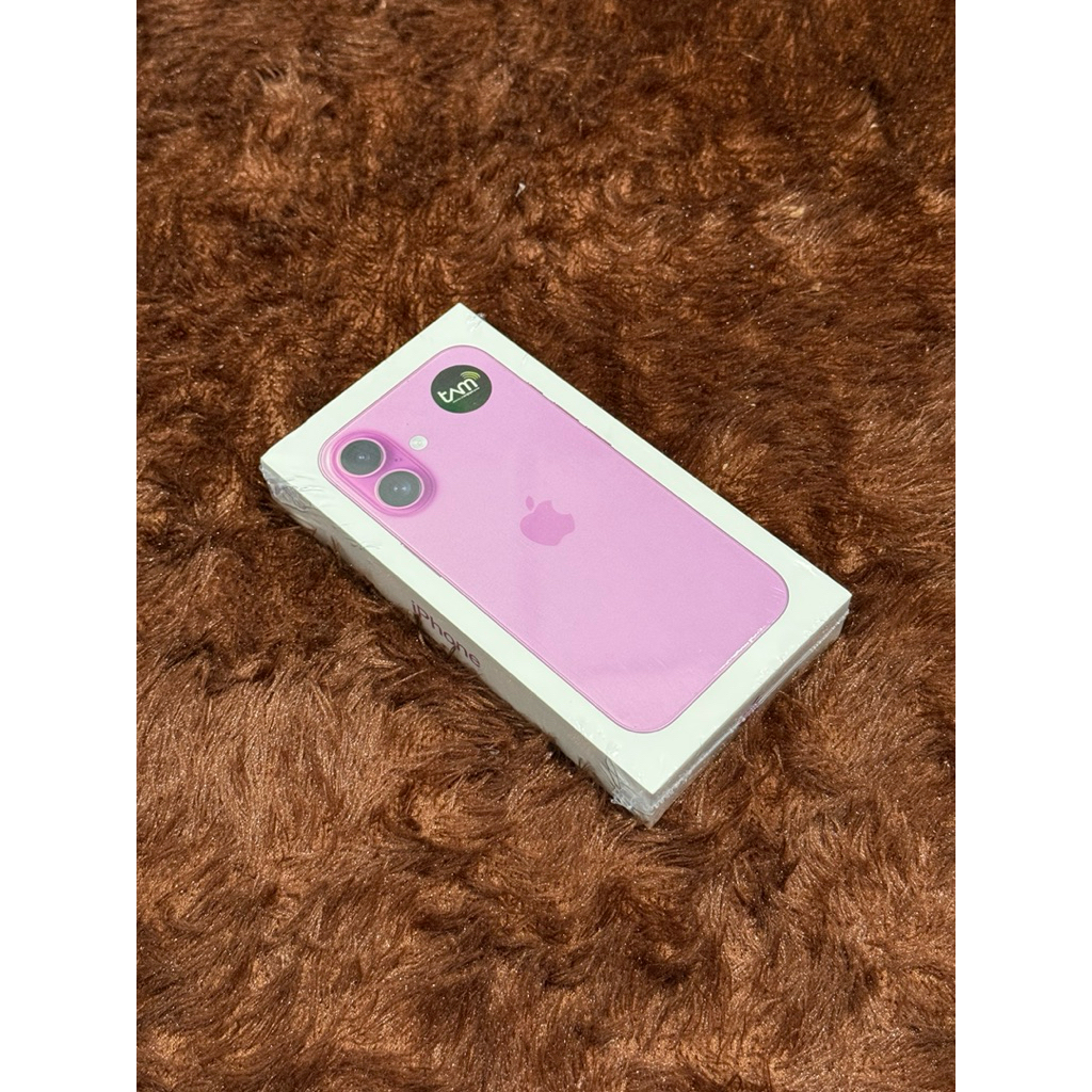 (NEW) iPhone 16 128GB iBox Baru Garansi Resmi - Pink