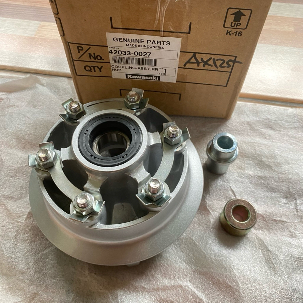 nap gear gir belakang kawasaki athlete