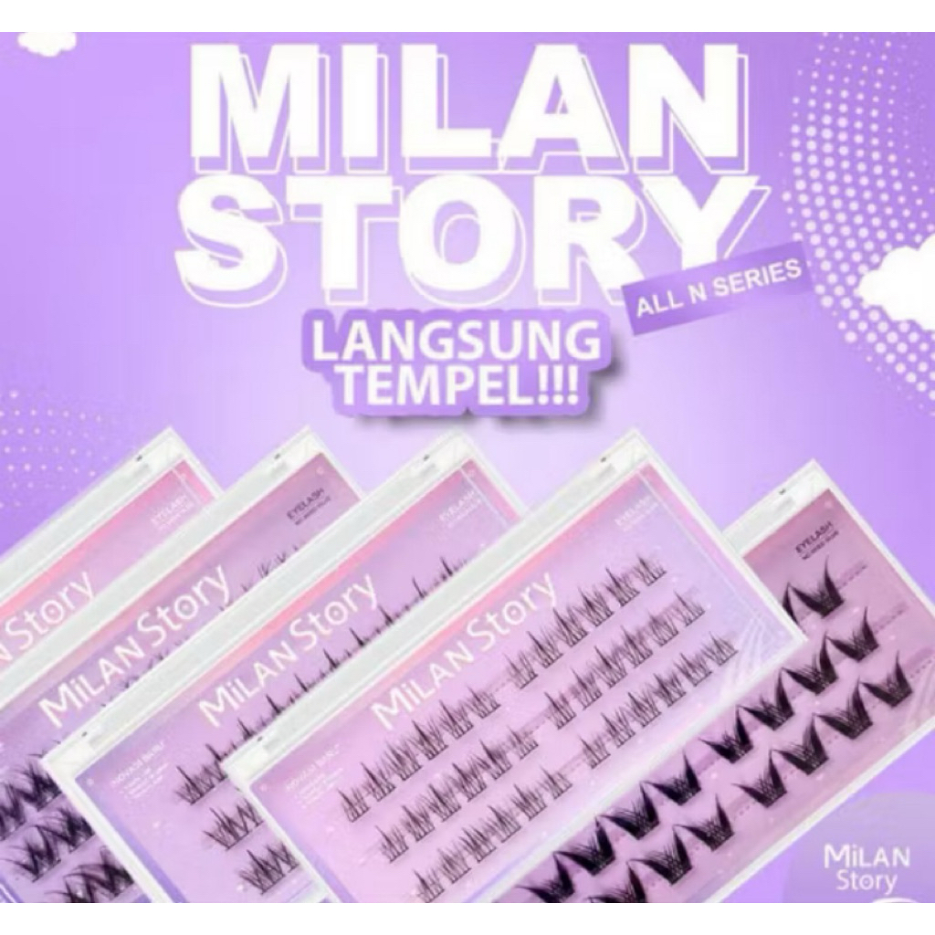 MILAN STORY BULU MATA LANGSUNG PAKAI PRAKTIS TANPA LEM