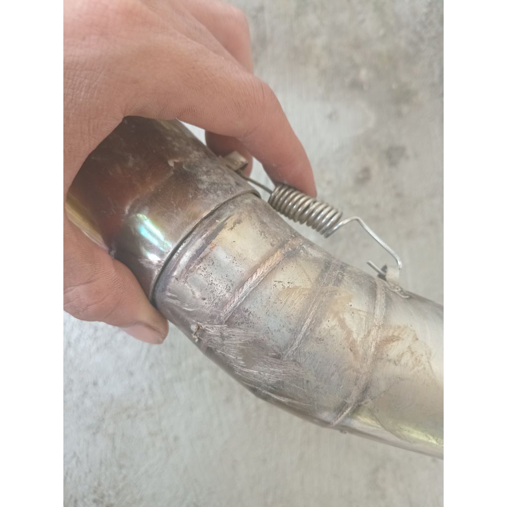 knalpot racing bekas shogun 110