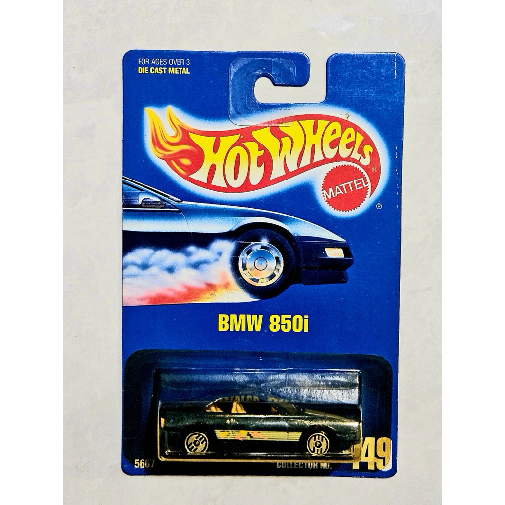 Hot Wheels 1996 Blue Card BMW 850i