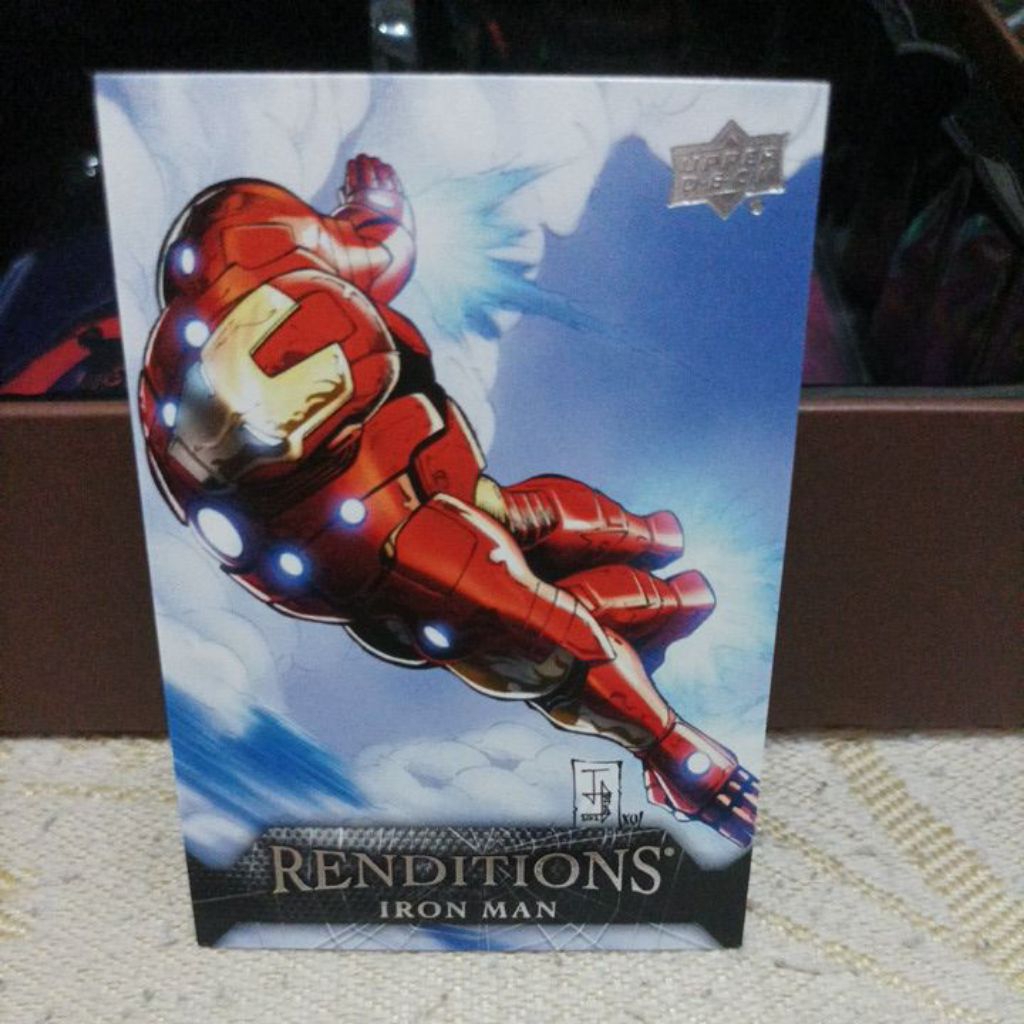 Kartu Upper Deck Marvel Renditions IRON MAN | RARE