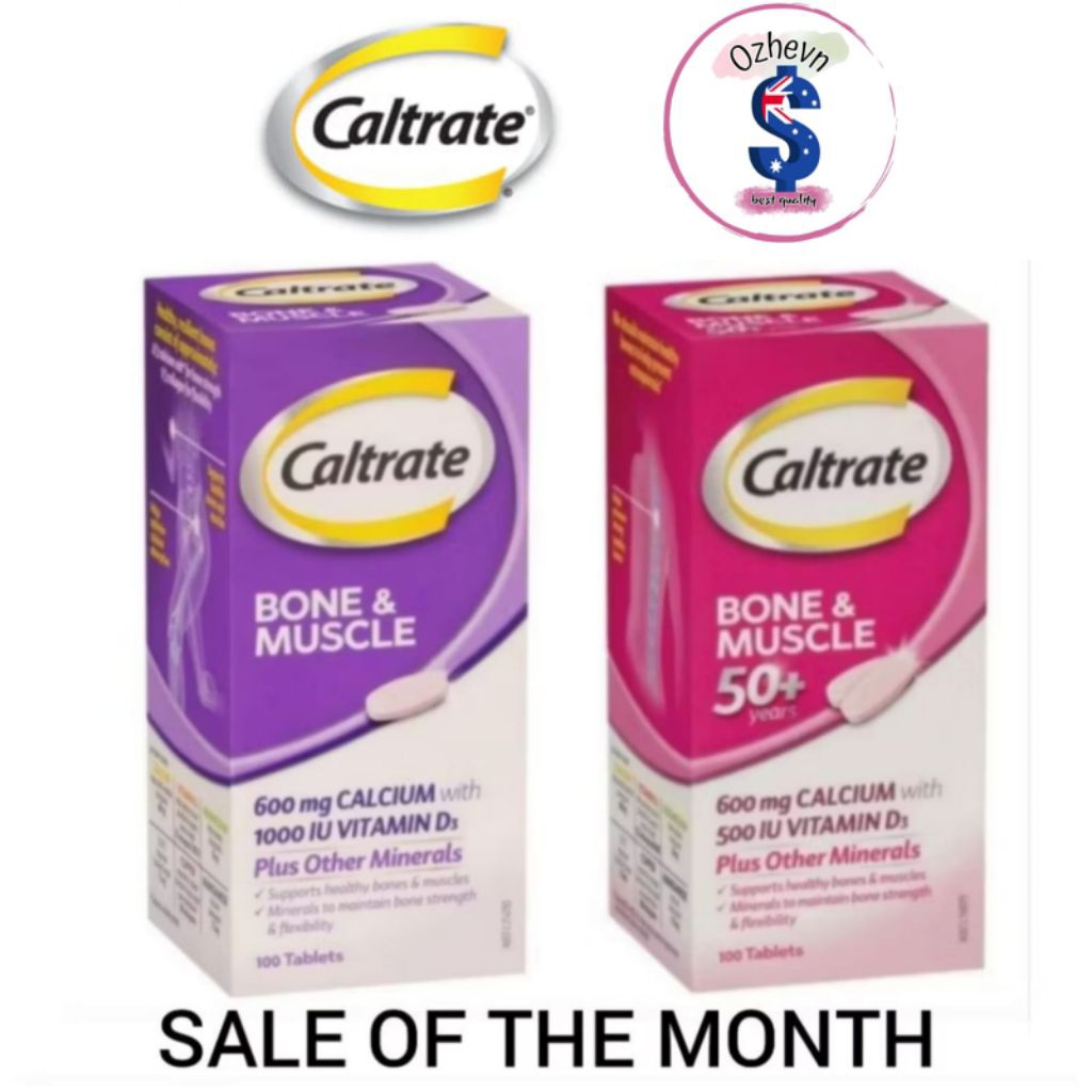 Caltrate Bone & Muscle / Bone & Muscle 50+ 100 Tablets