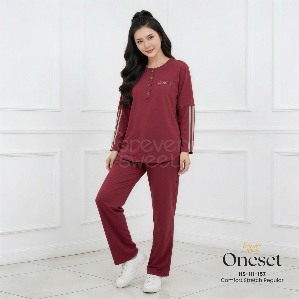 FOREVER SWEET Oneset Comfort Stretch Reguler | Baju Tidur Forever