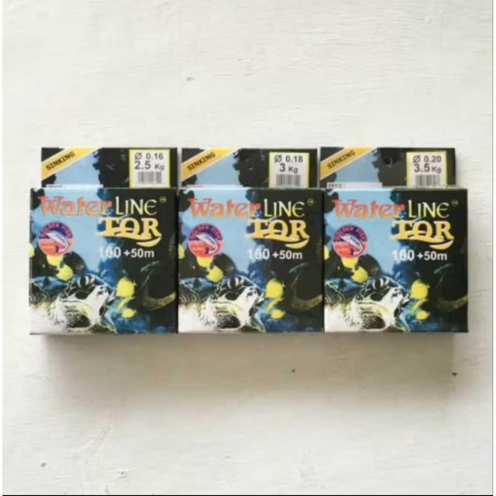 WaterLine Tor 150 Meter Senar Tali Pancing Golden Fish Water Line Tor