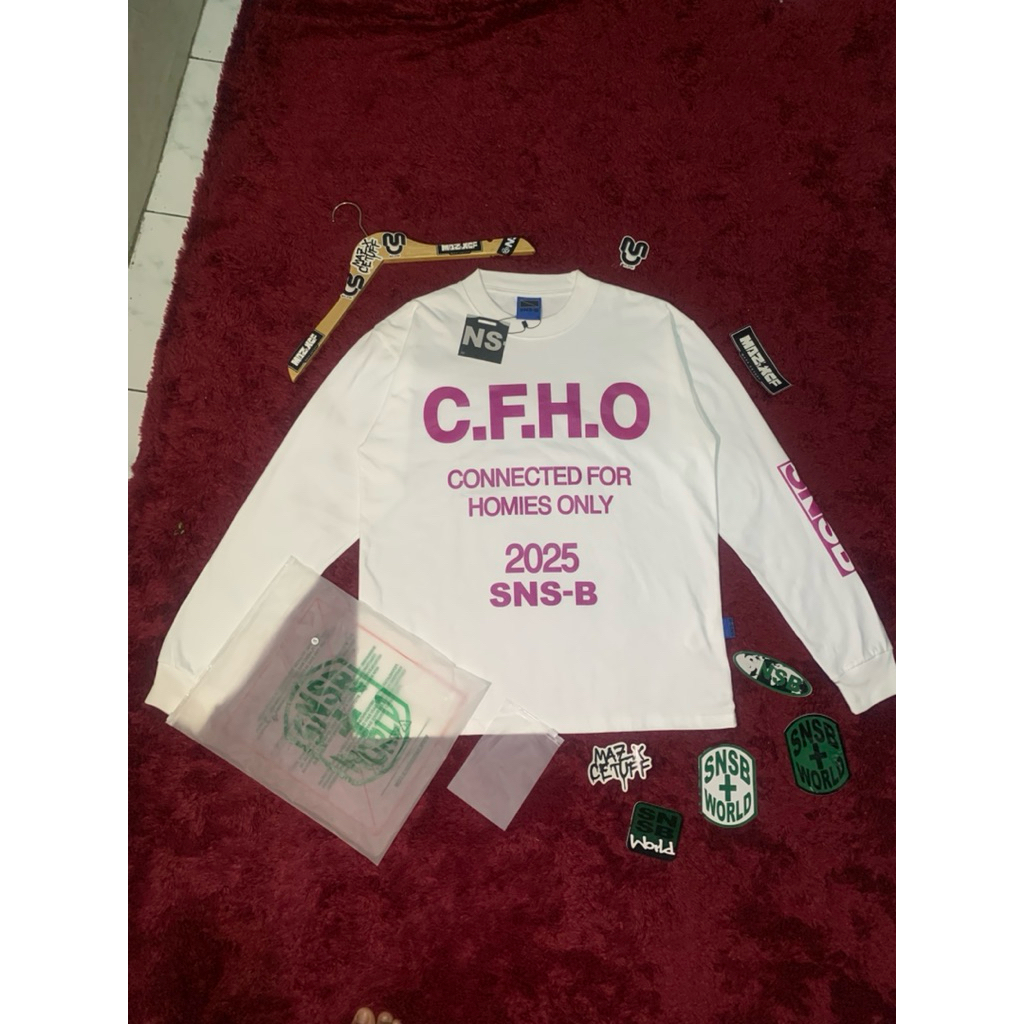 SNSB C.F.H.O WHITE PINK sz S