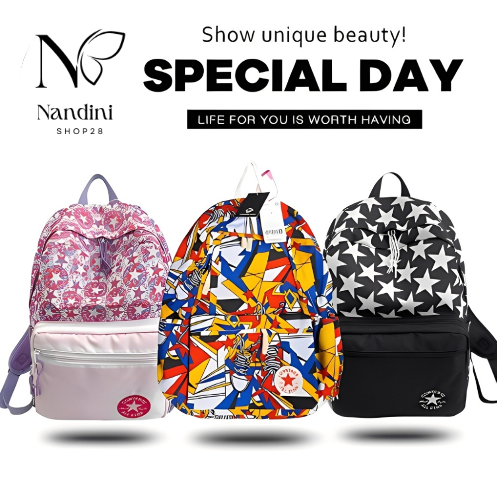 [PROMO TERBATAS BISA COD] 100% ORIGINAL TAS CONVERSE ALL STAR MOTIF COSMIC MULTICOLOUR TAS CONVERSE 