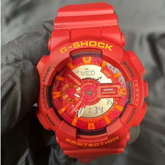 Jam Tangan G-Shock 5146 GA-110AC Red On Red PRELOVED Good Cond 100% ORIGINAL