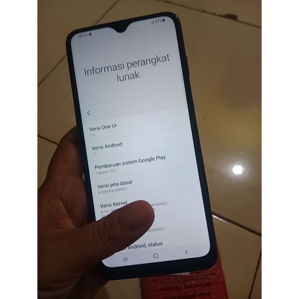 Mesin Samsung Galaxy A70 Ram 8/128 Normal Baca Deskripsi