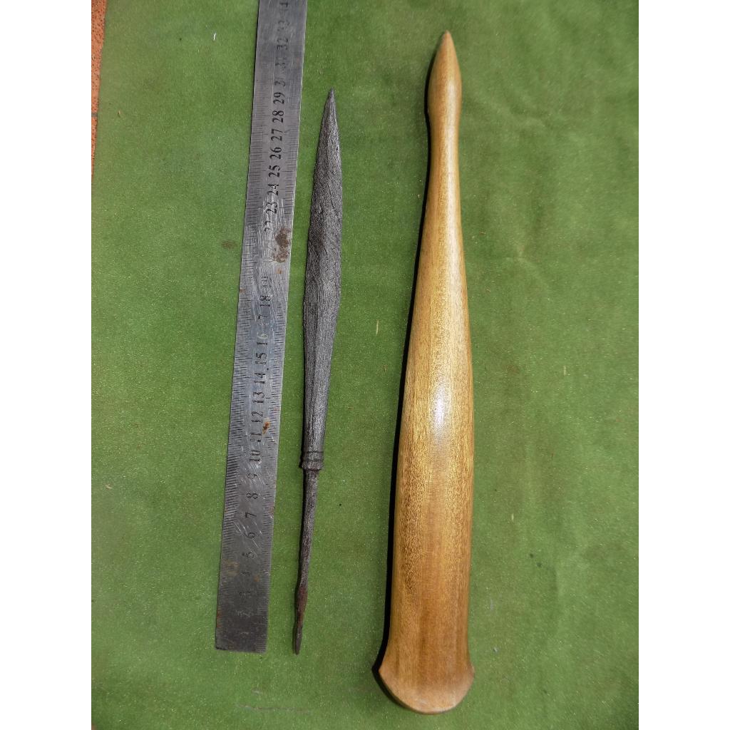 tumbak ron andong pamor gubet buntel mayit era cirebon tua