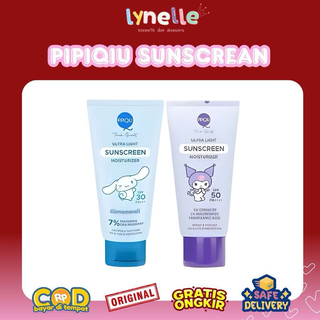 PIPIQIU SUNSCREAN YANG SESUAI UNTUK ANAK SPF 30 DAN SPF 50