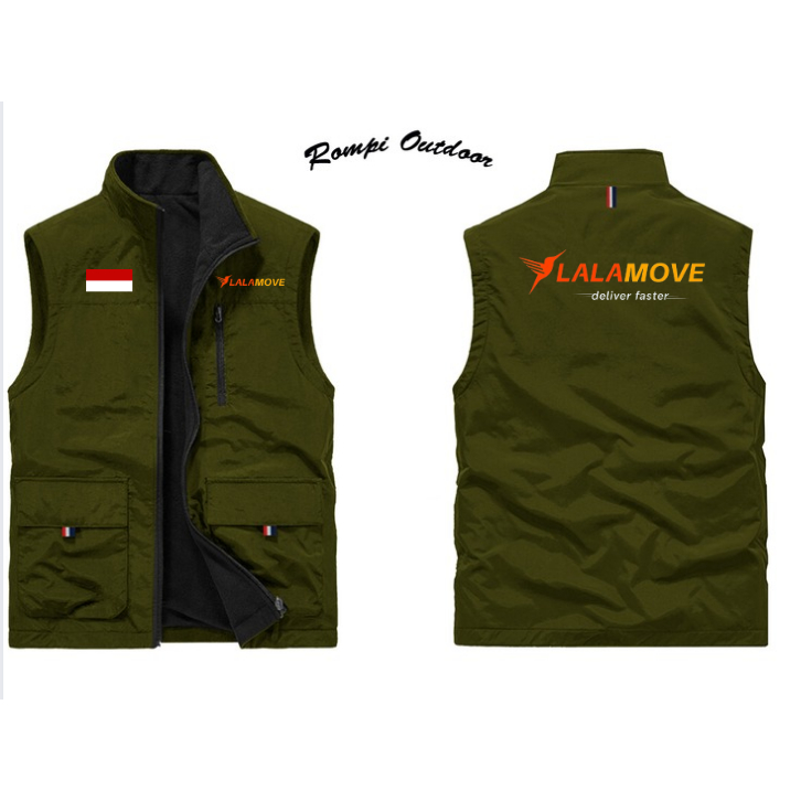 Rompi Driver Lalamove | Rompi Ojol Driver LALAMOVE | Jaket Rompi Safety LALAMOVE