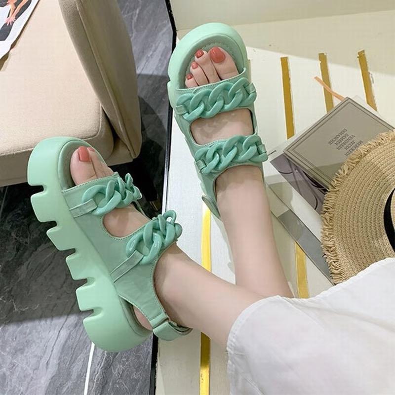 SANDAL VIRAL RANTAI JELLY / SANDAL JELLY RANTAI