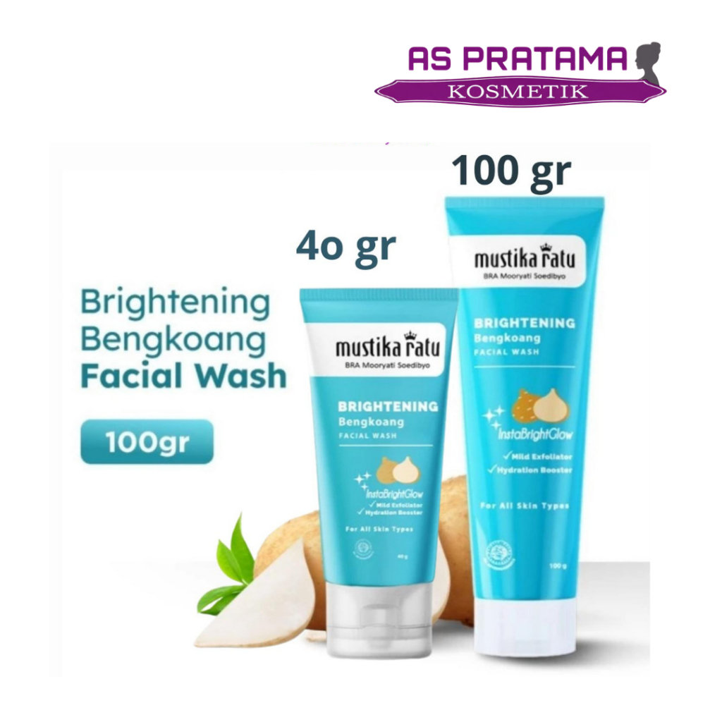 As Pratama MUSTIKA RATU FACIAL WASH 100GR DAN 40GR CLEANSER BENGKOANG WAJAH