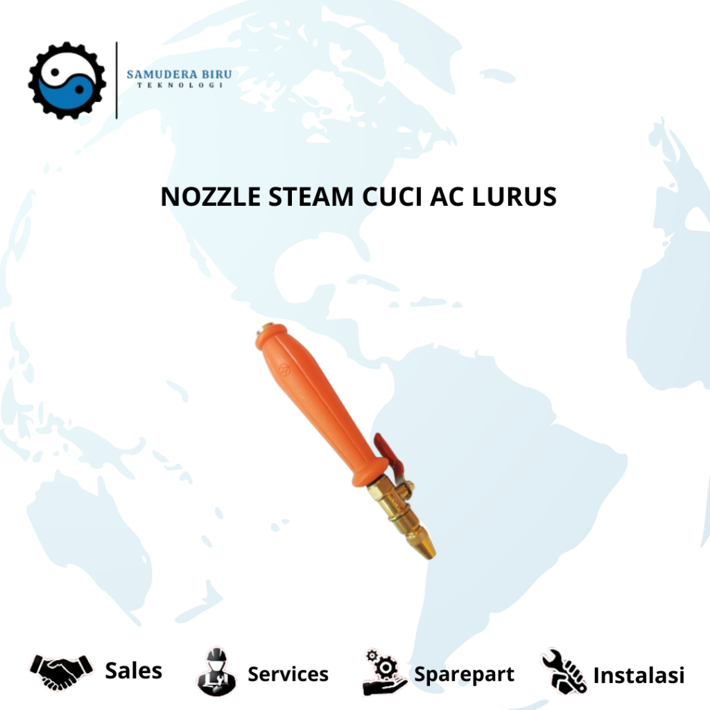 NOZZLE STEAM CUCI AC LURUS