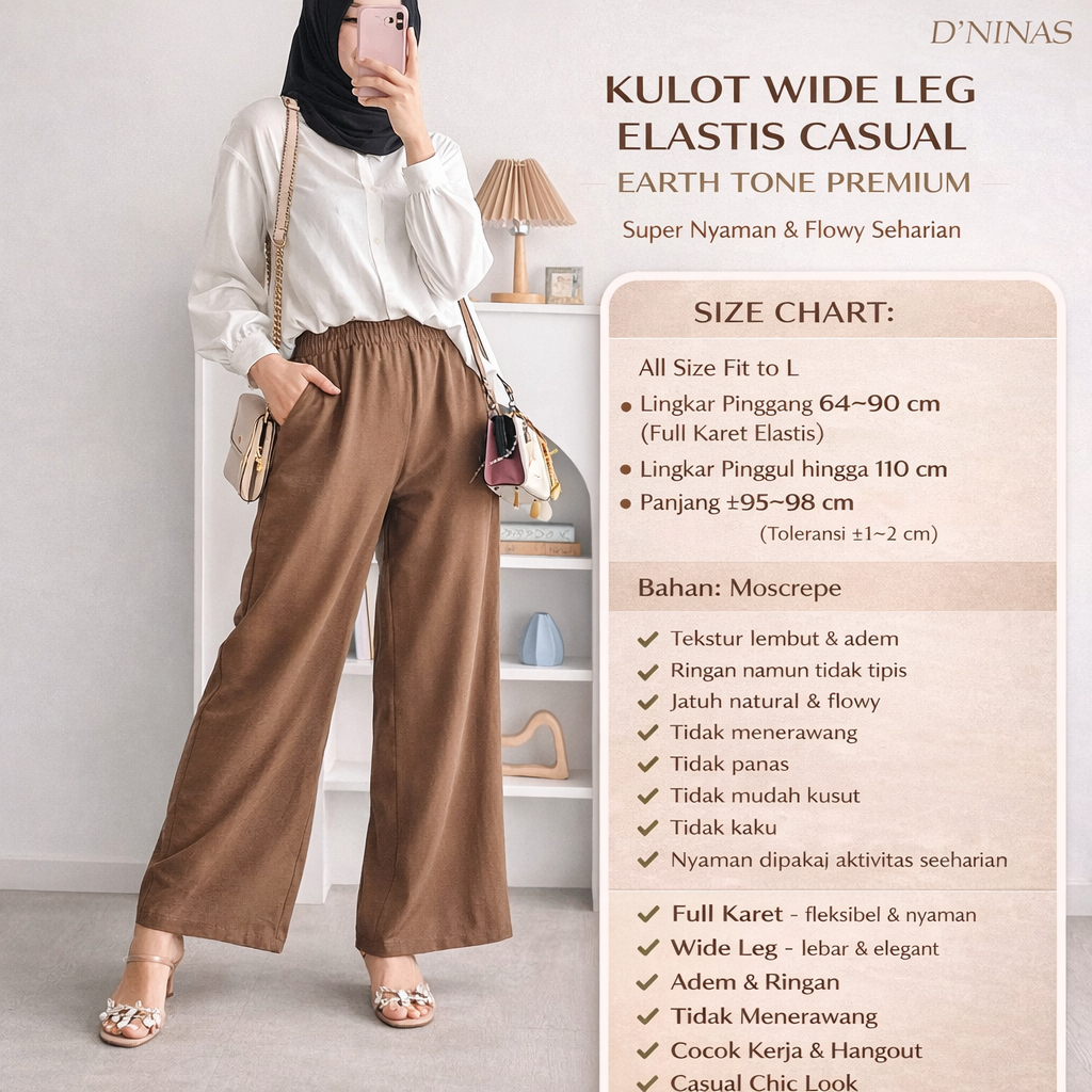 KULOT JUMBO UMBRELLA SUPER JUMBO PREMIUM CELANA PANJANG WANITA Basic Korean Style