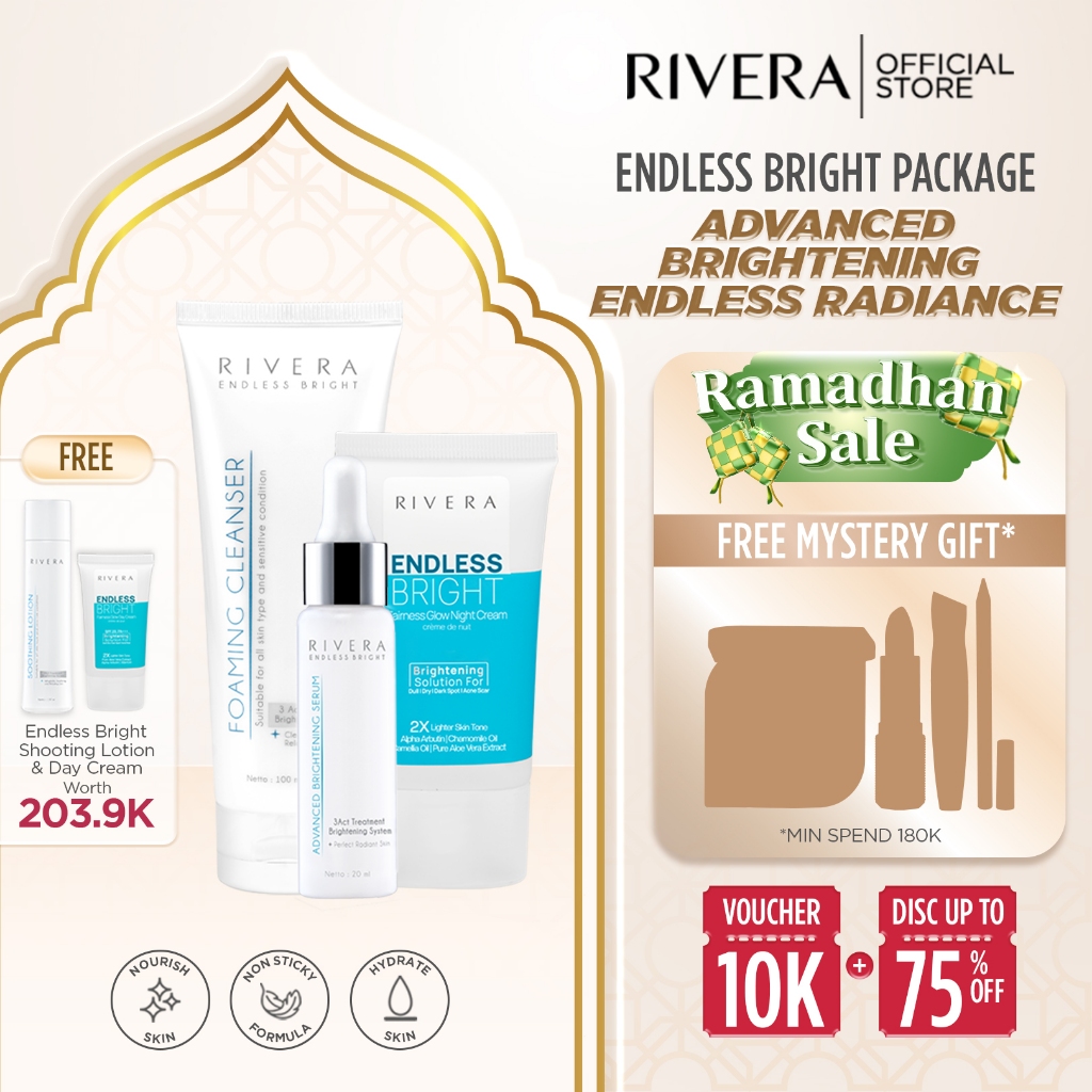 Rivera - Buy 3 Get 5  Special Bundle Endless Bright Set (DP 2) | Full Bright Skin Package Endless Br
