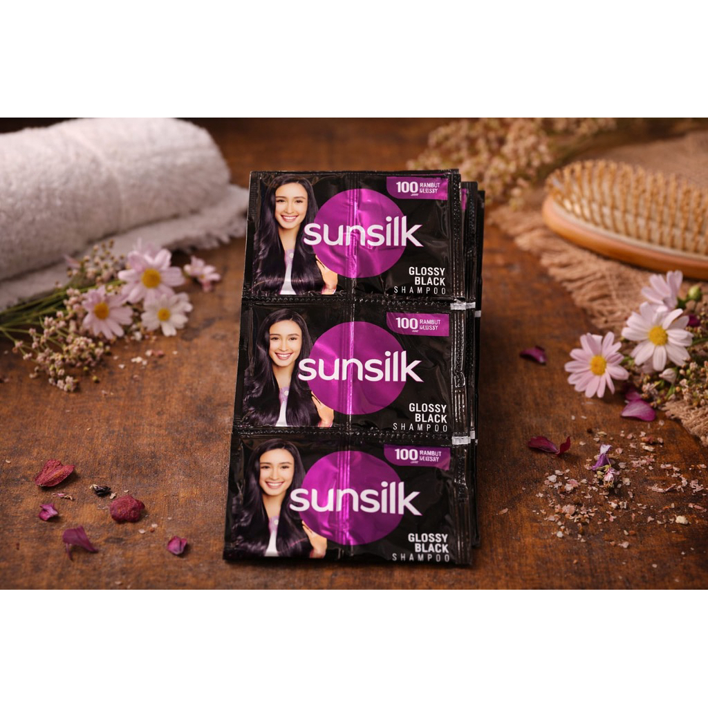 Shampo Sunsilk Hitam Sachet Renceng