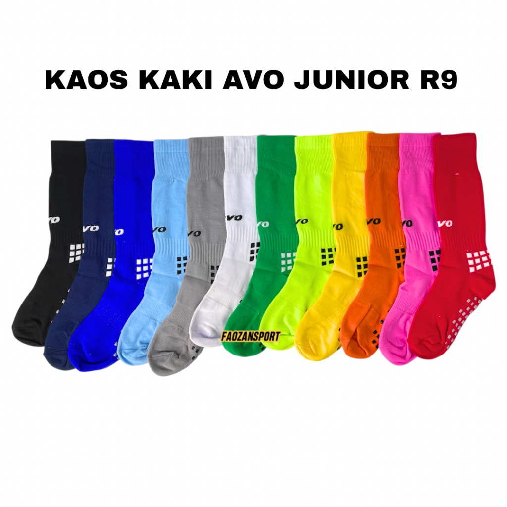 Kaos Kaki Bola Anak Avo Antislip Pendek Junior Kaos Kaki Soccer Kids Olahraga Nyaman Tebal