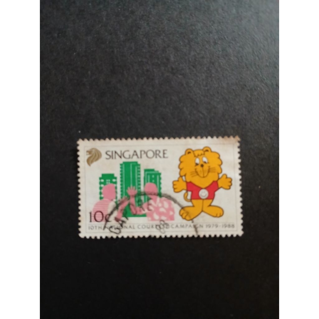 Perangko Jadul Singapura (Original)