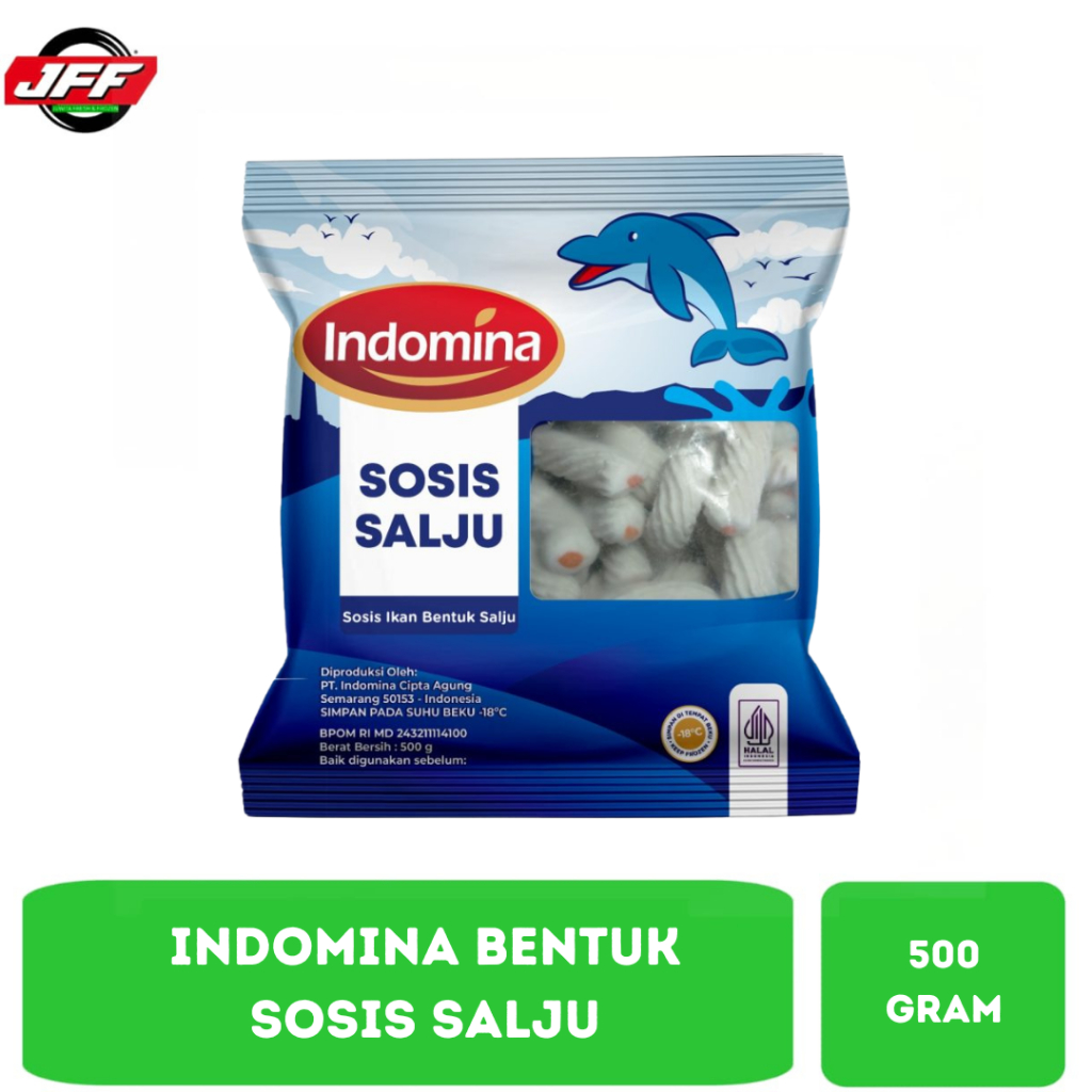 Indomina Sosis Salju 500gr Ikan Olahan