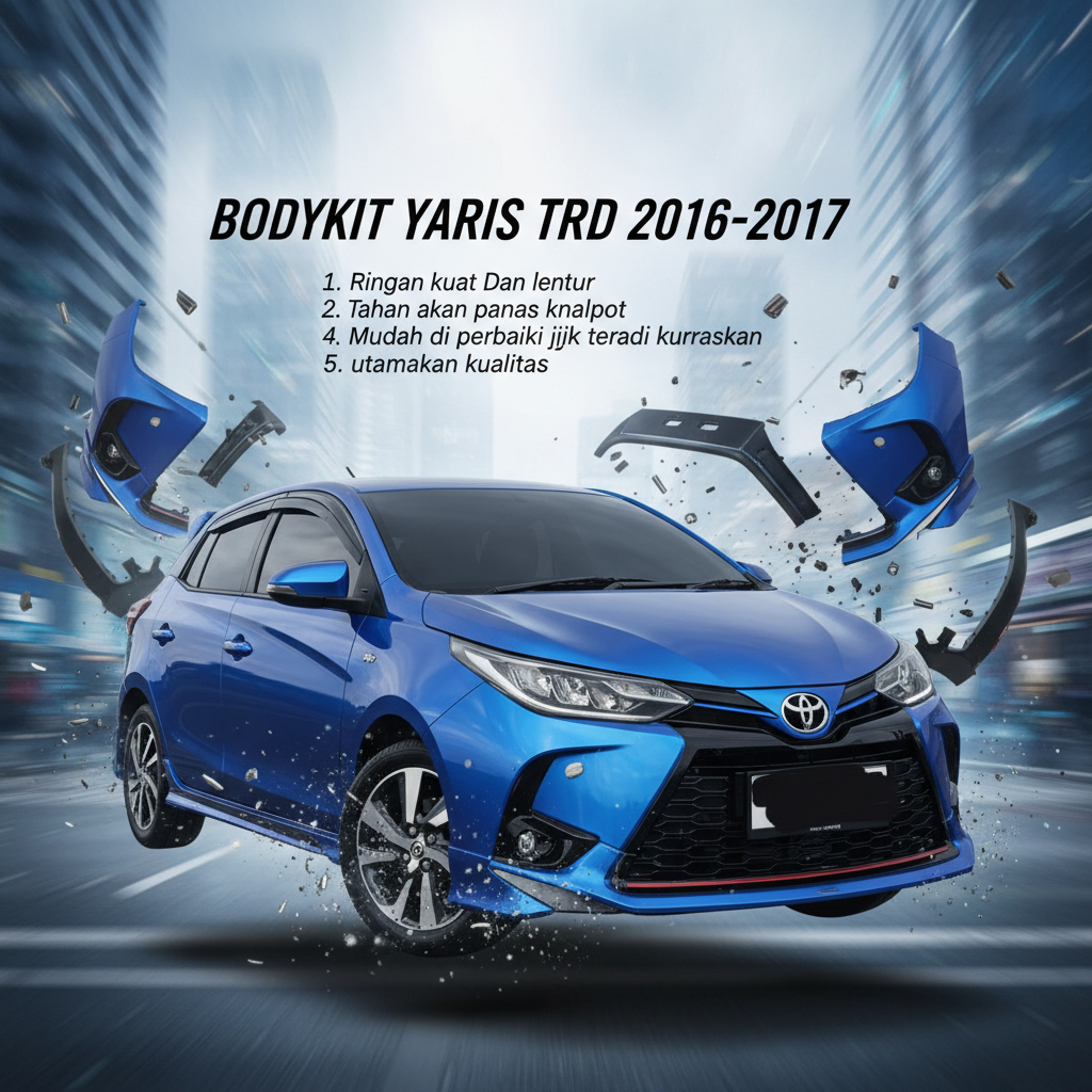 bodykit yaris TRD 2020 2021 2022 2023 2024 bodikit yaris body kit yaris