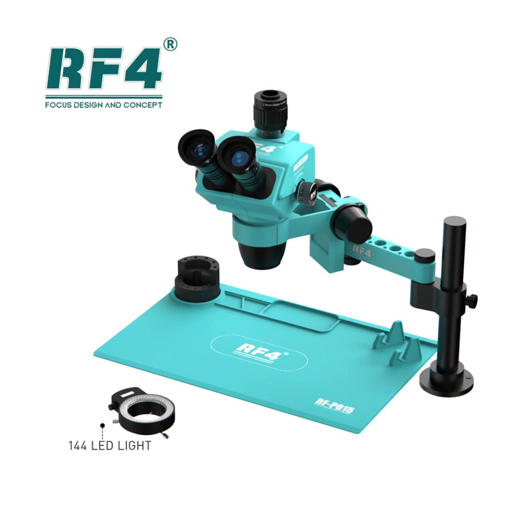 Microscope trinokular RF4 RF-6565PRO-FO19 Plus Lampu Original