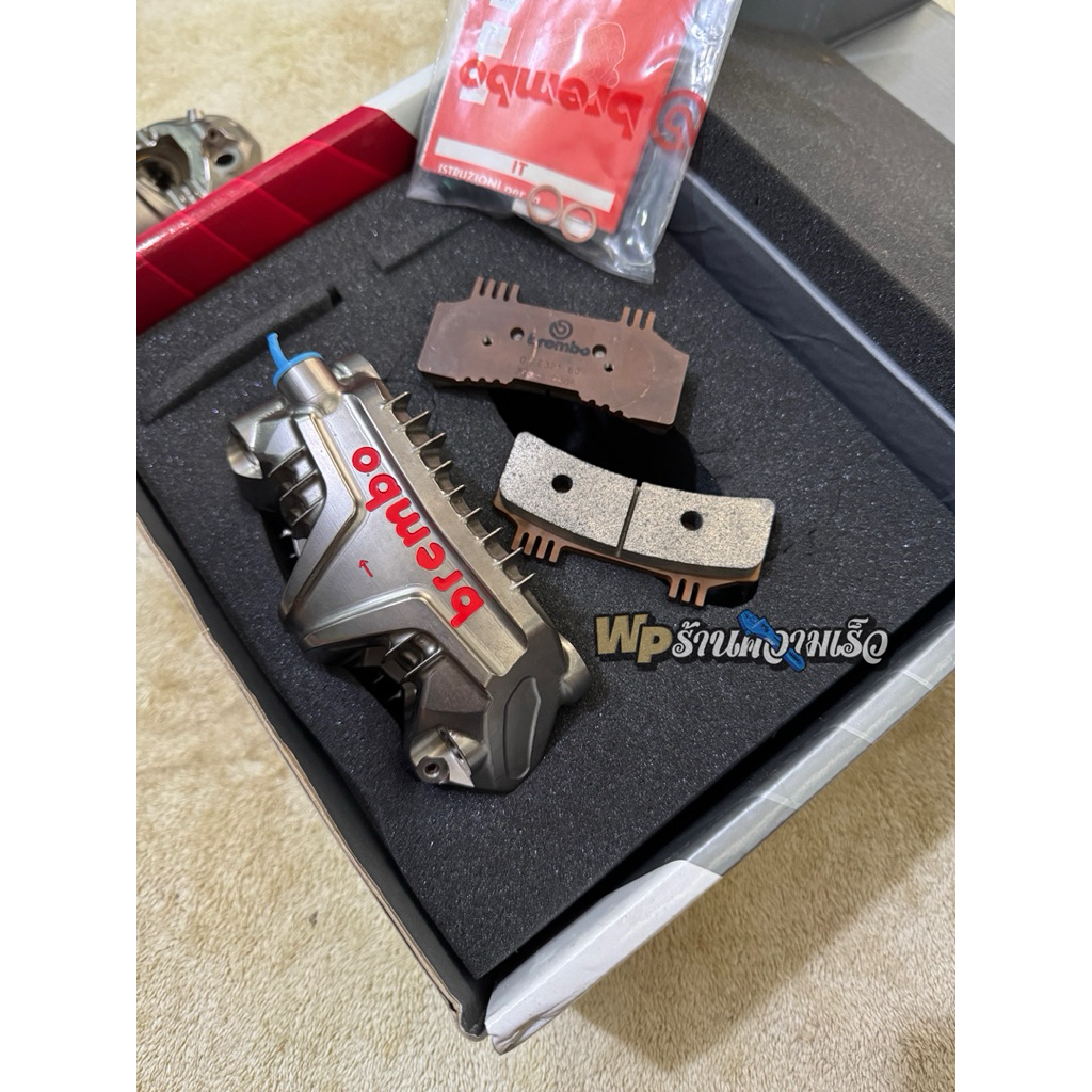kaliper brembo GP4LM original italy posisi kanan set staubli brembo